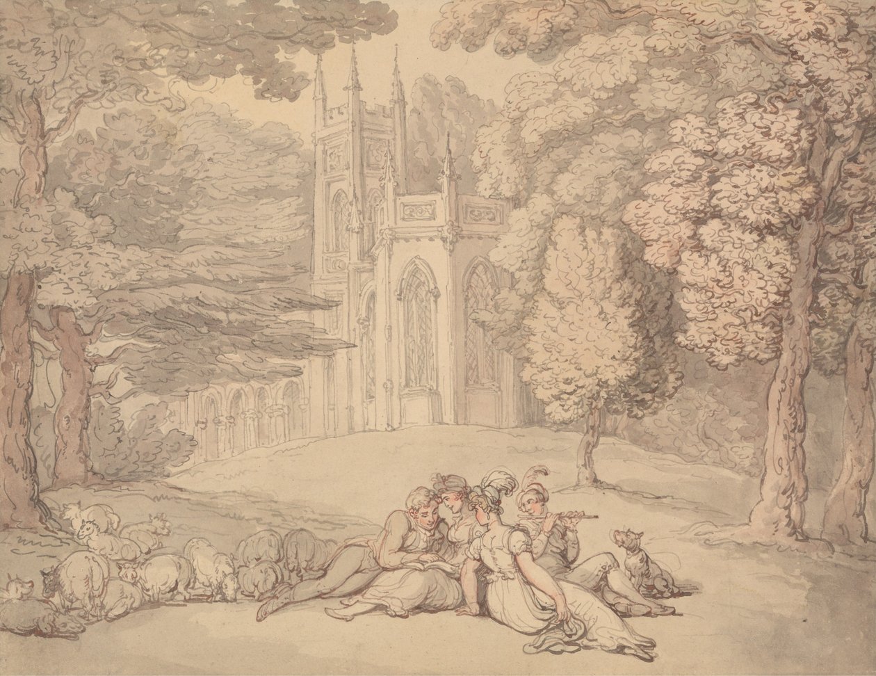 Un idillio estivo da Thomas Rowlandson