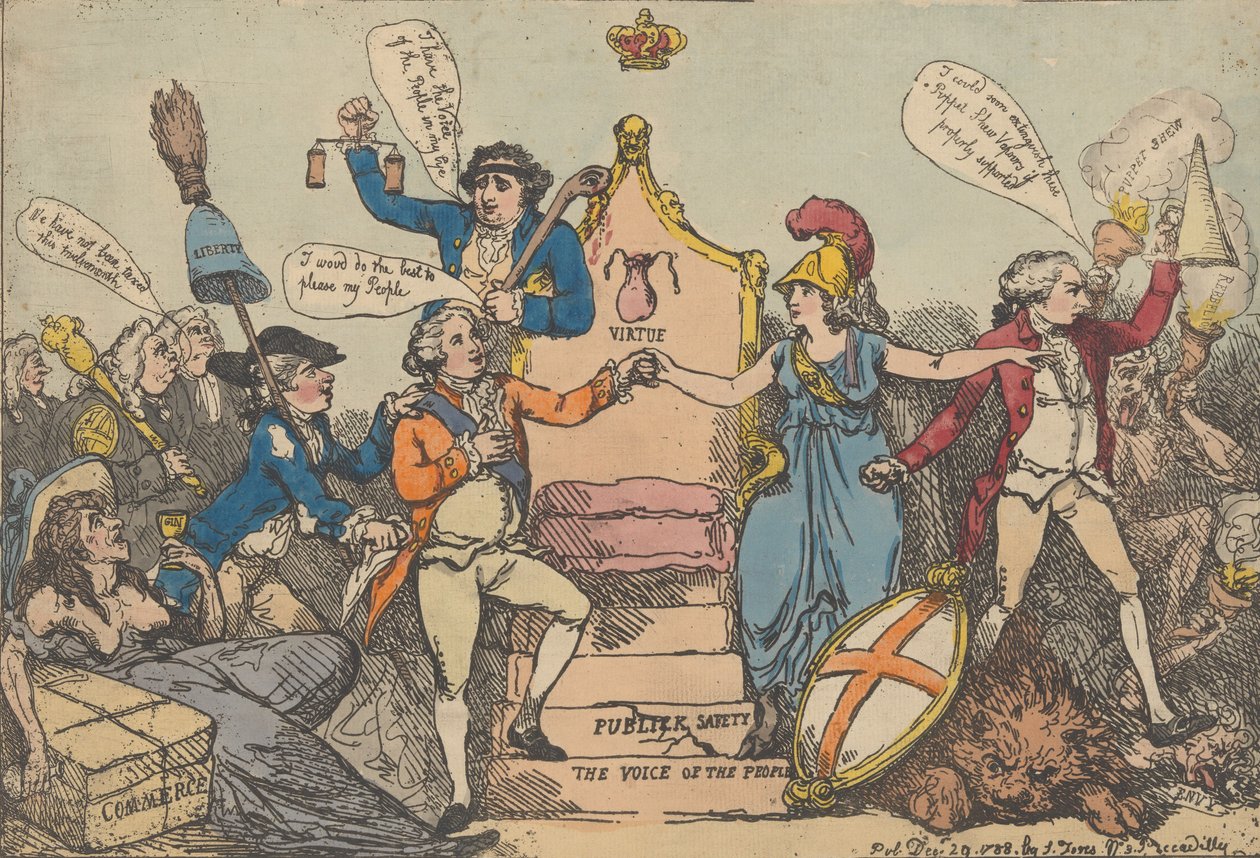 Un tocco sui tempi, 29 dicembre 1788 da Thomas Rowlandson