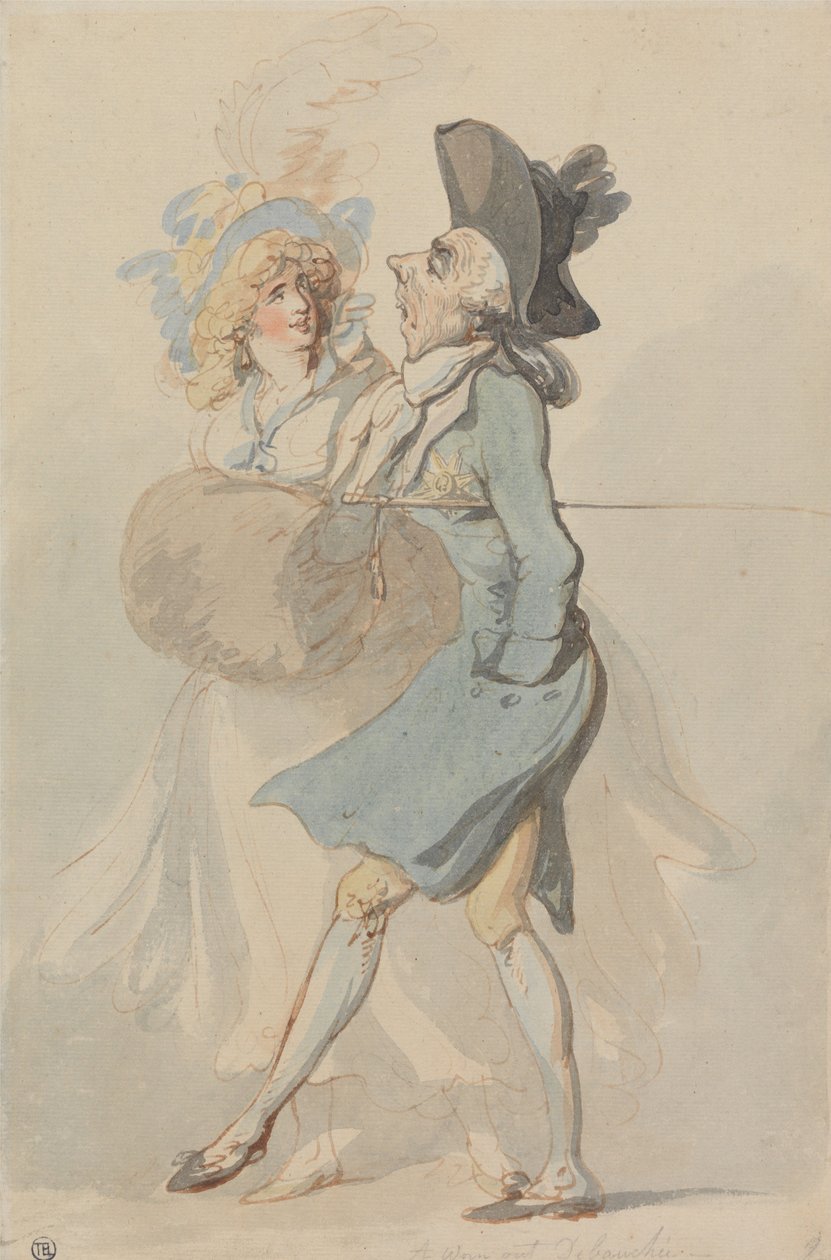 Una libertina ormai logora da Thomas Rowlandson