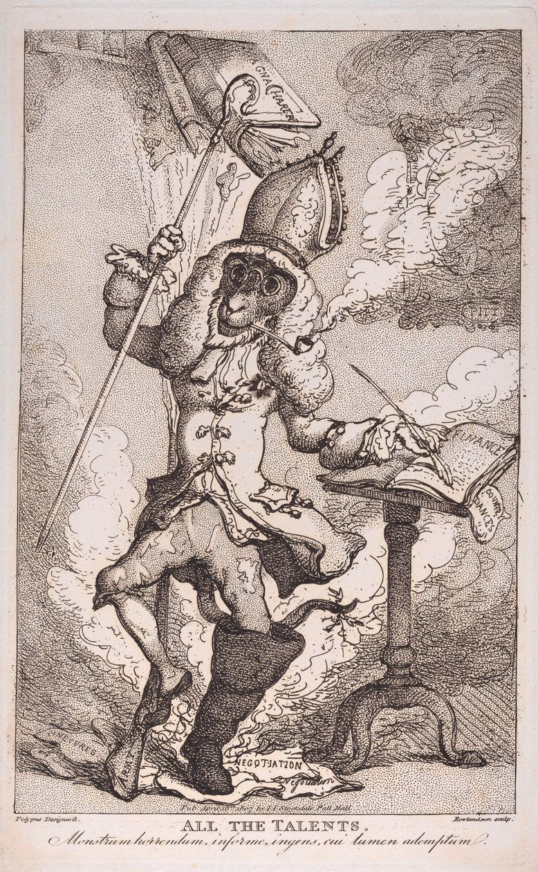 Tutti i talenti, 18 aprile 1807 da Thomas Rowlandson