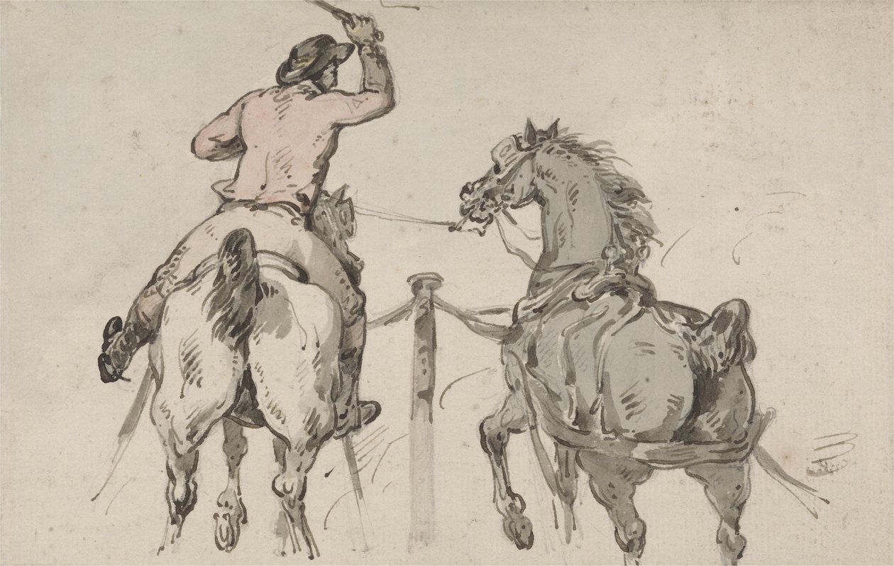 Un postiglione inglese da Thomas Rowlandson