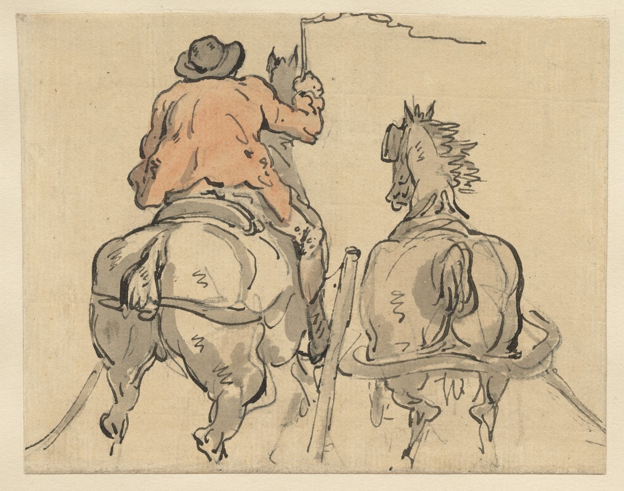 Un postiglione inglese da Thomas Rowlandson