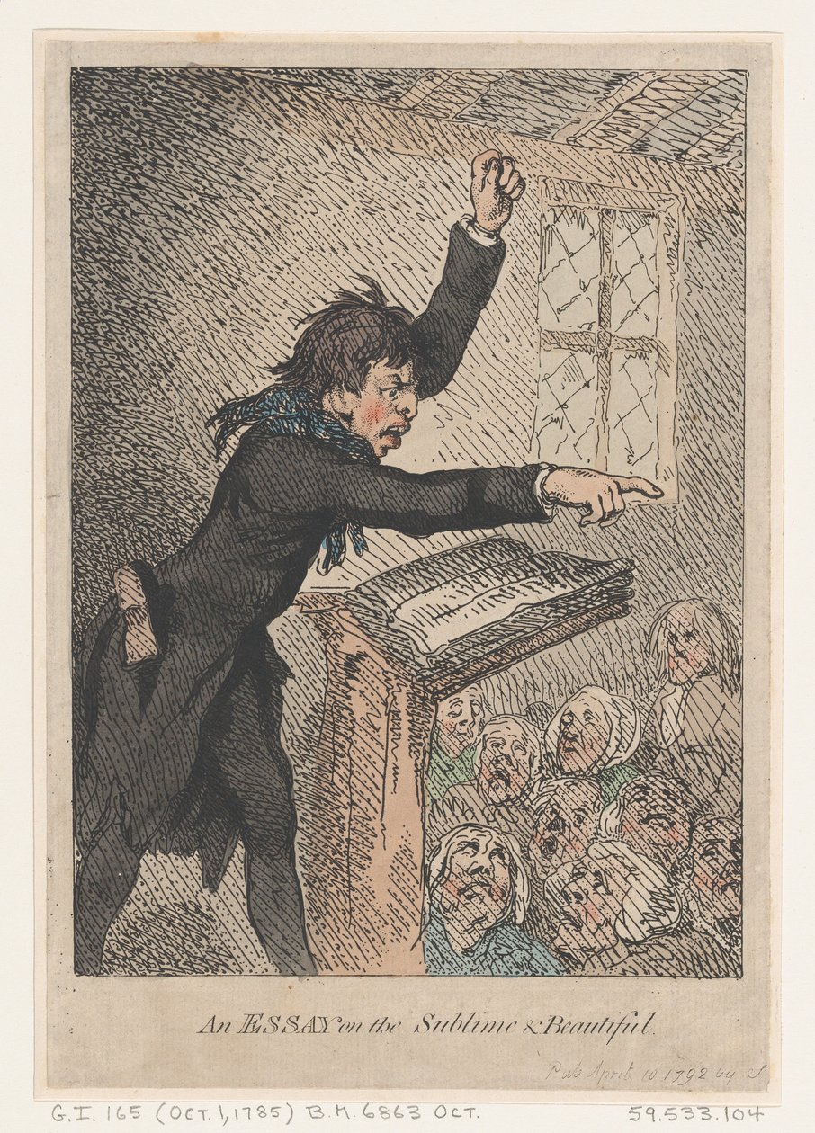 Un Saggio sul Sublime e il Bello da Thomas Rowlandson