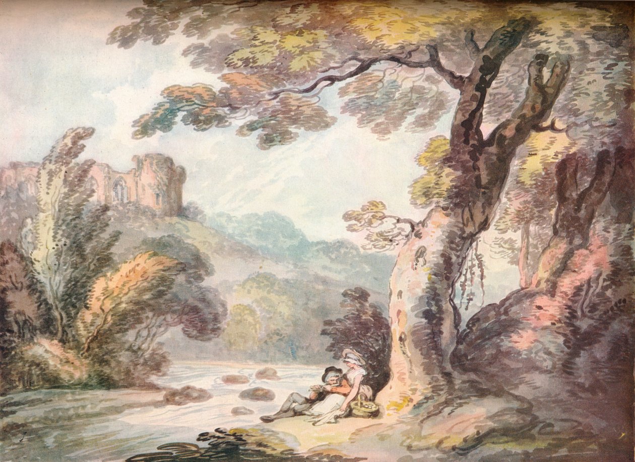 Un idillio, c1815 da Thomas Rowlandson