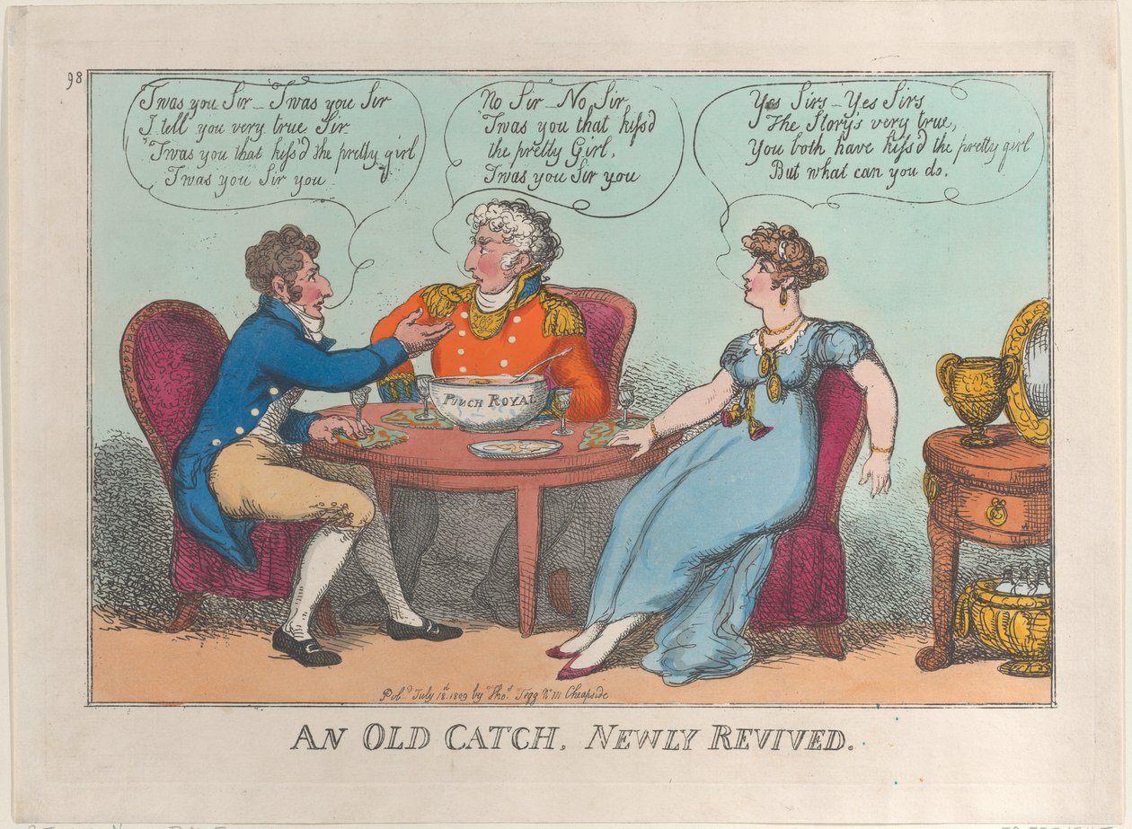 Una vecchia cattura, recentemente rivitalizzata da Thomas Rowlandson