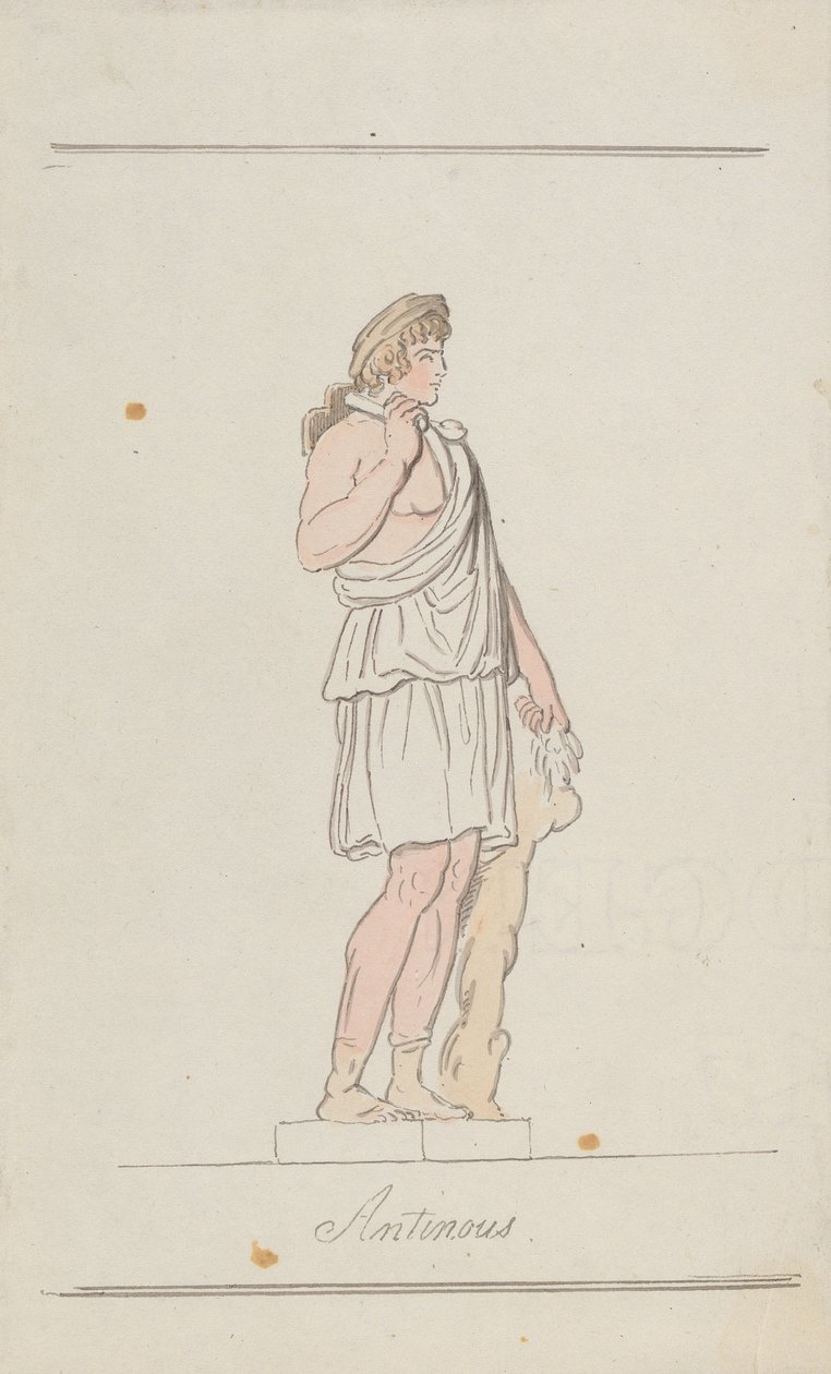 Antinoo nei panni di Aristeo da Thomas Rowlandson