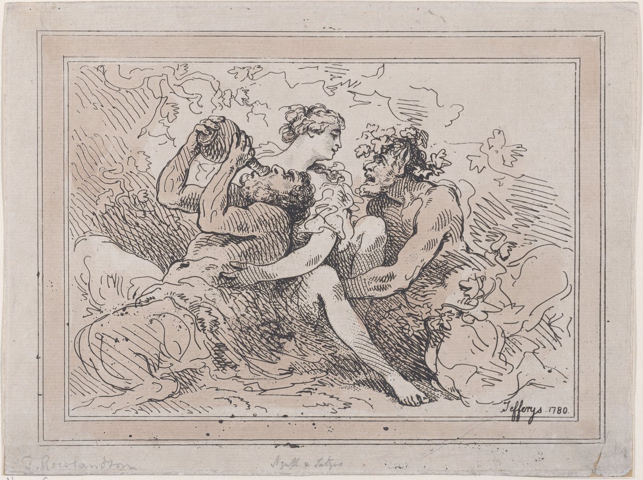 Baccanti, 1786 da Thomas Rowlandson