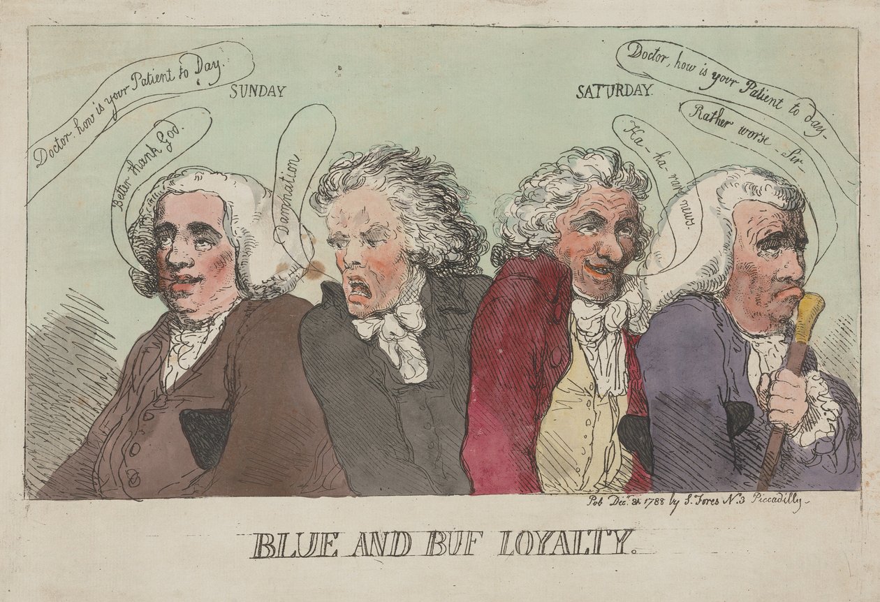 Fedeltà Blue e Buf da Thomas Rowlandson