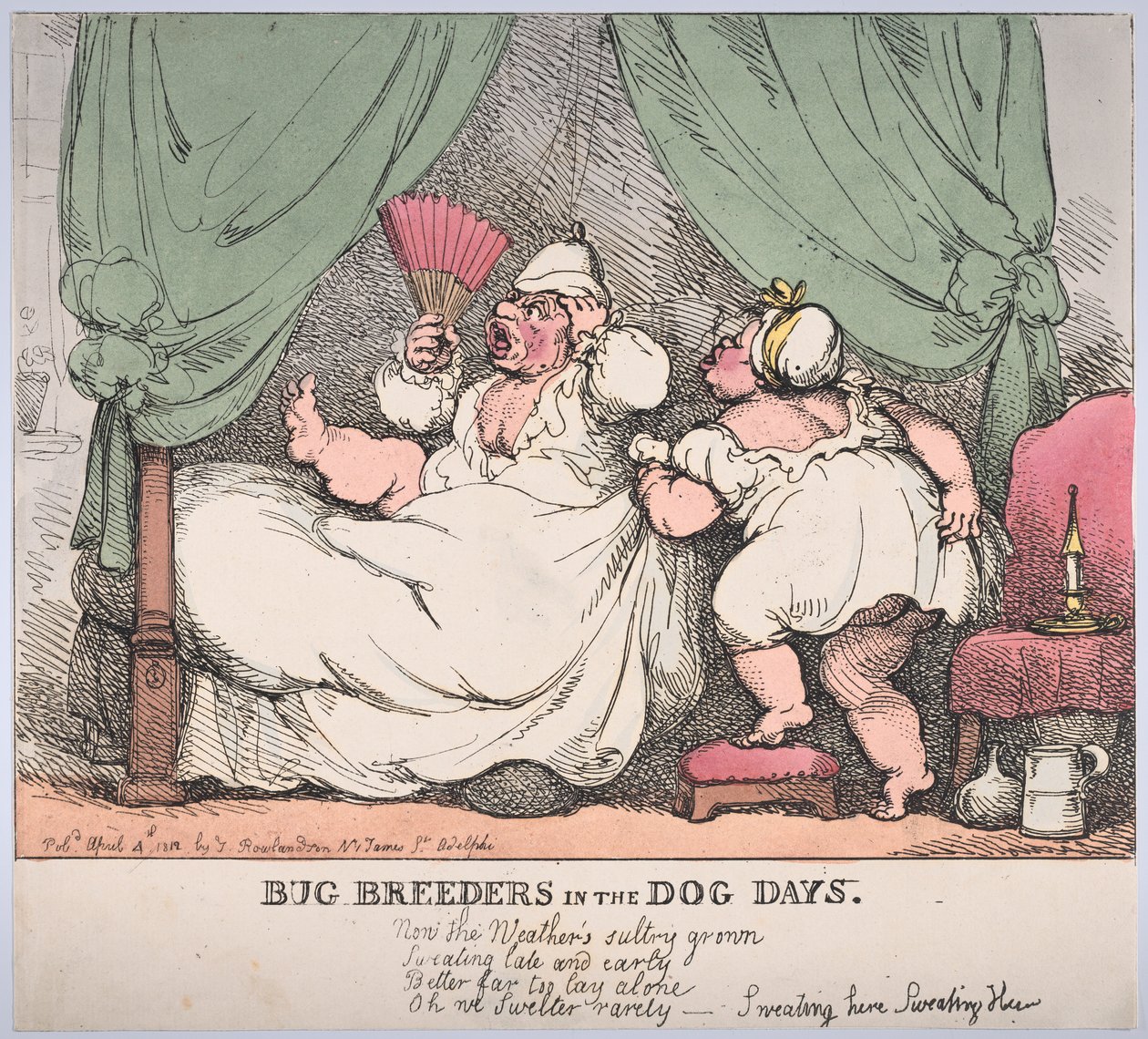 Allevatori di insetti nei giorni del cane da Thomas Rowlandson