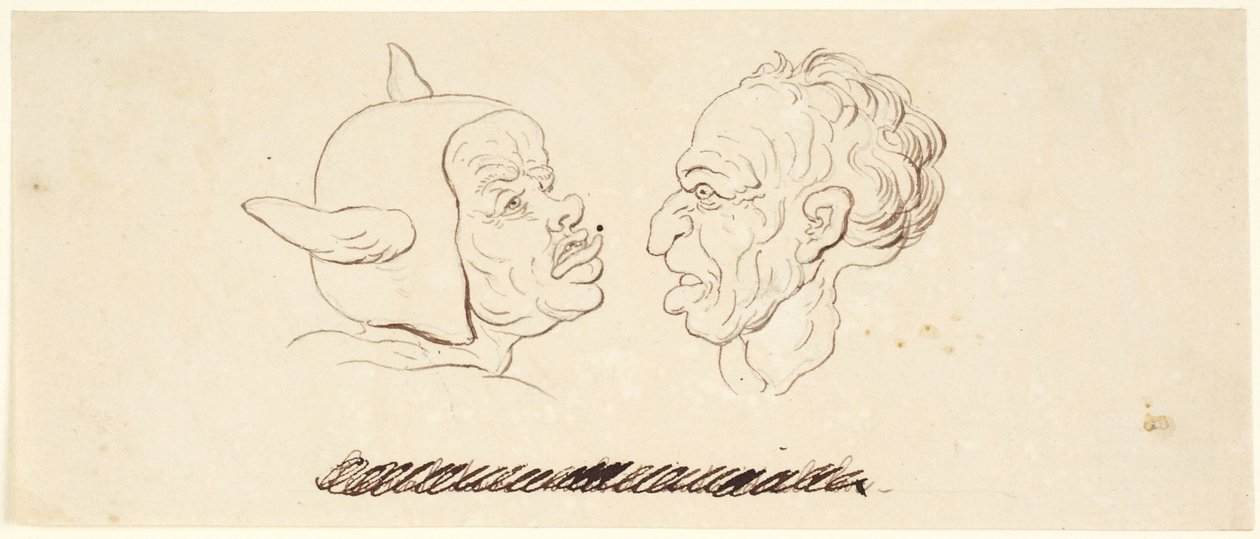 Caricature: Desiderio sensuale da Thomas Rowlandson