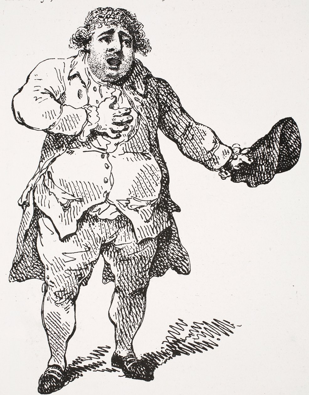 Charles James Fox come Demostene, illustrazione da 