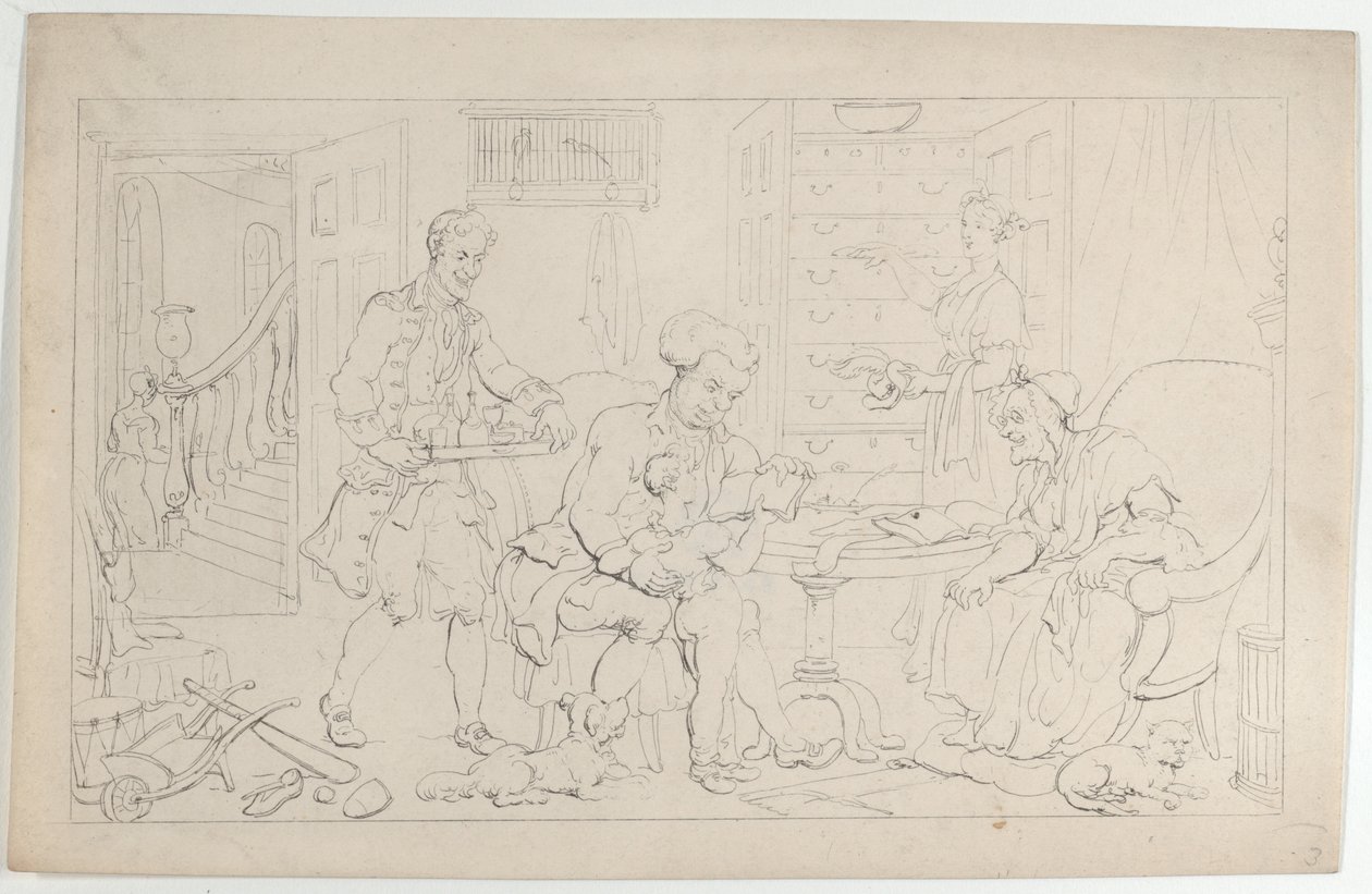 Infanzia: Il primo tutore, da La danza della vita da Thomas Rowlandson
