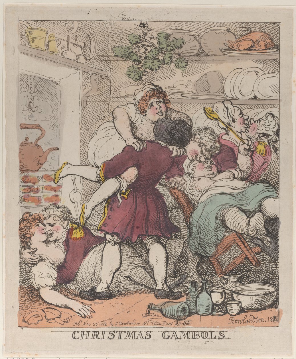 Giochi di Natale, 30 novembre 1812 da Thomas Rowlandson