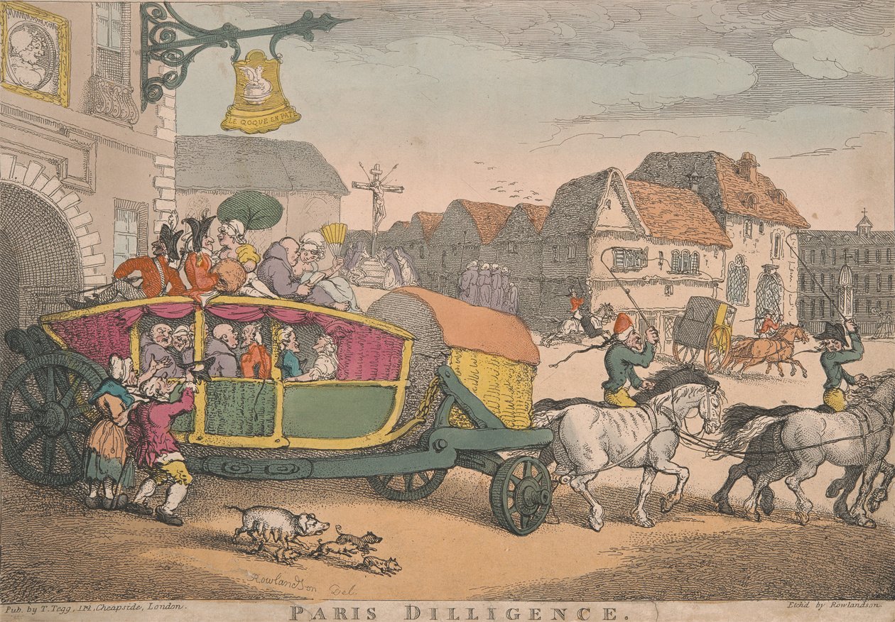 Coaching: Paris Diligence da Thomas Rowlandson