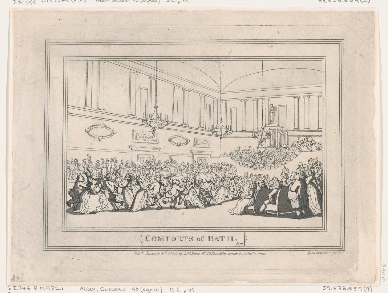 I piaceri del bagno, tavola 10 da Thomas Rowlandson