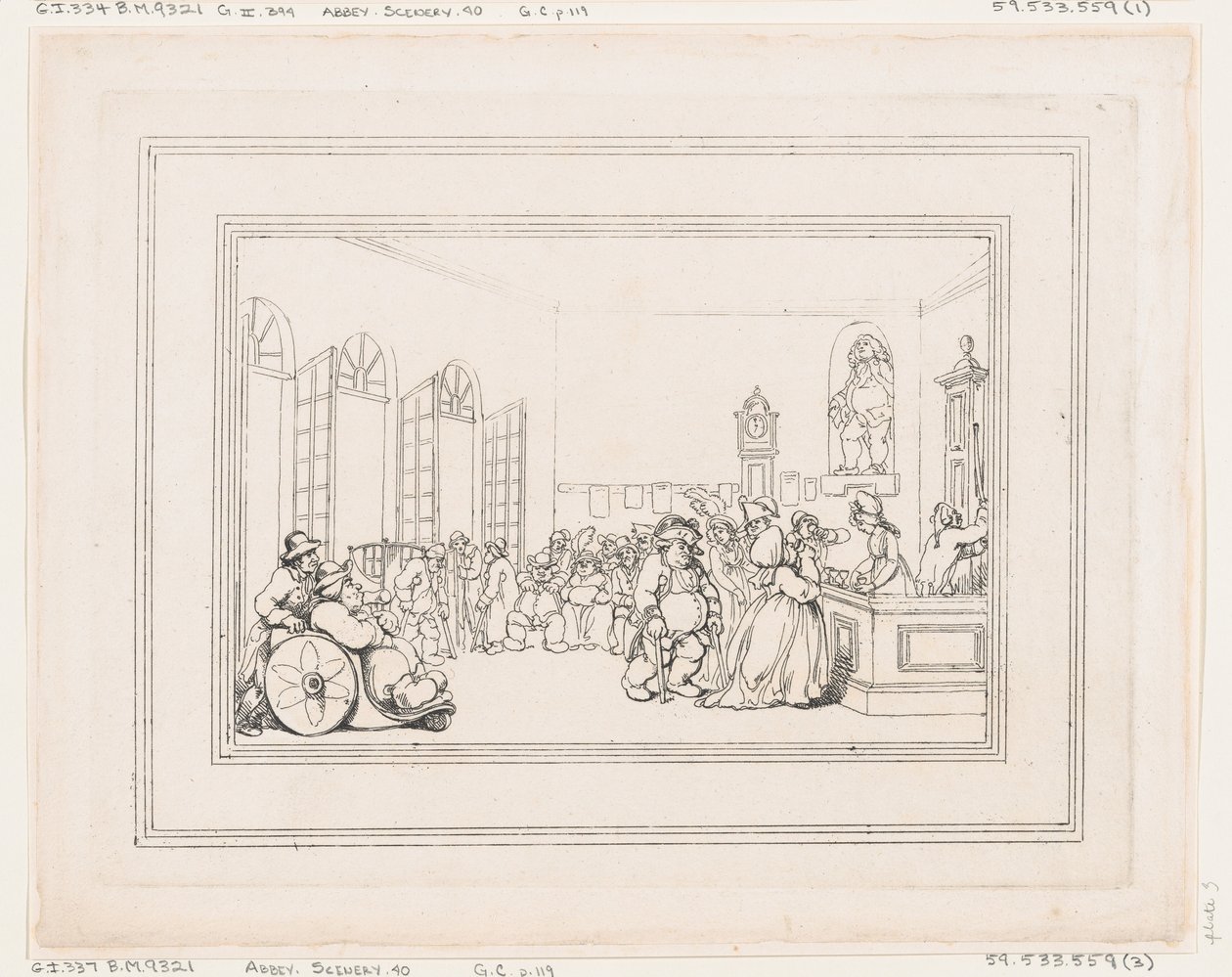 Comforts of Bath, Tavola 3 da Thomas Rowlandson