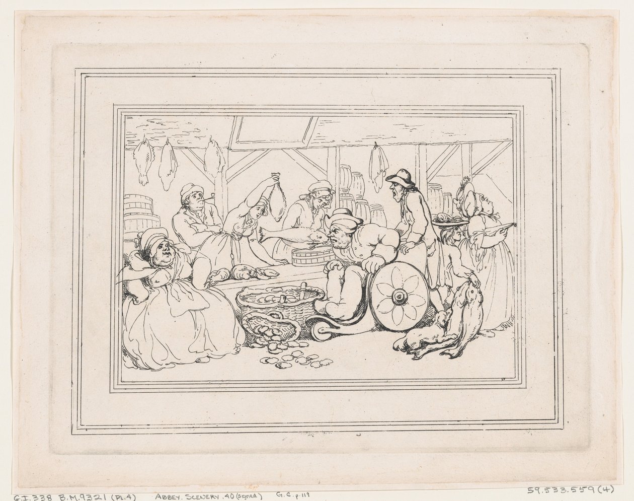 I piaceri del bagno, tavola 4 da Thomas Rowlandson