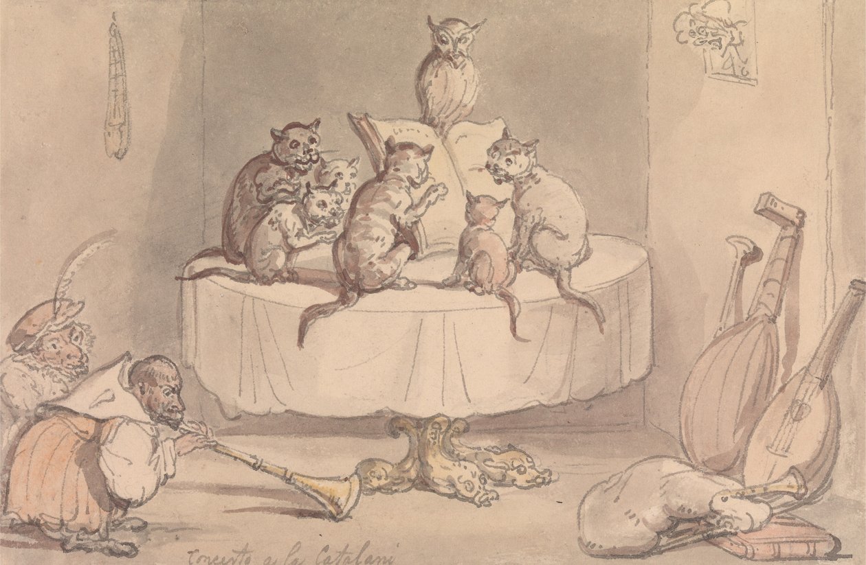 Concerto a la Catalani da Thomas Rowlandson