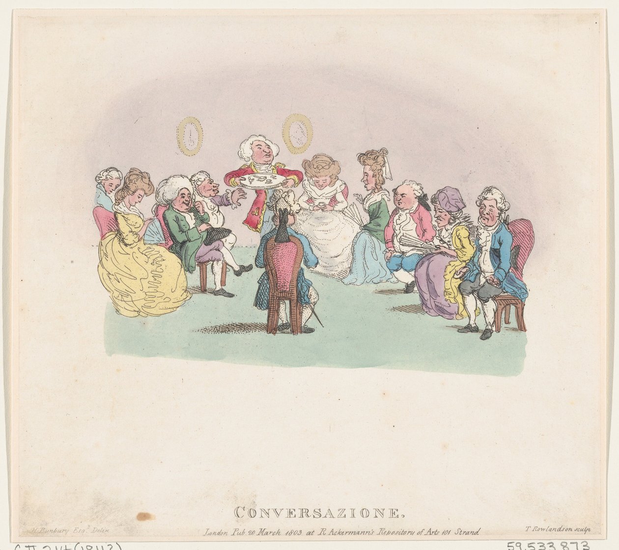 Conversazione, 20 marzo 1803 da Thomas Rowlandson