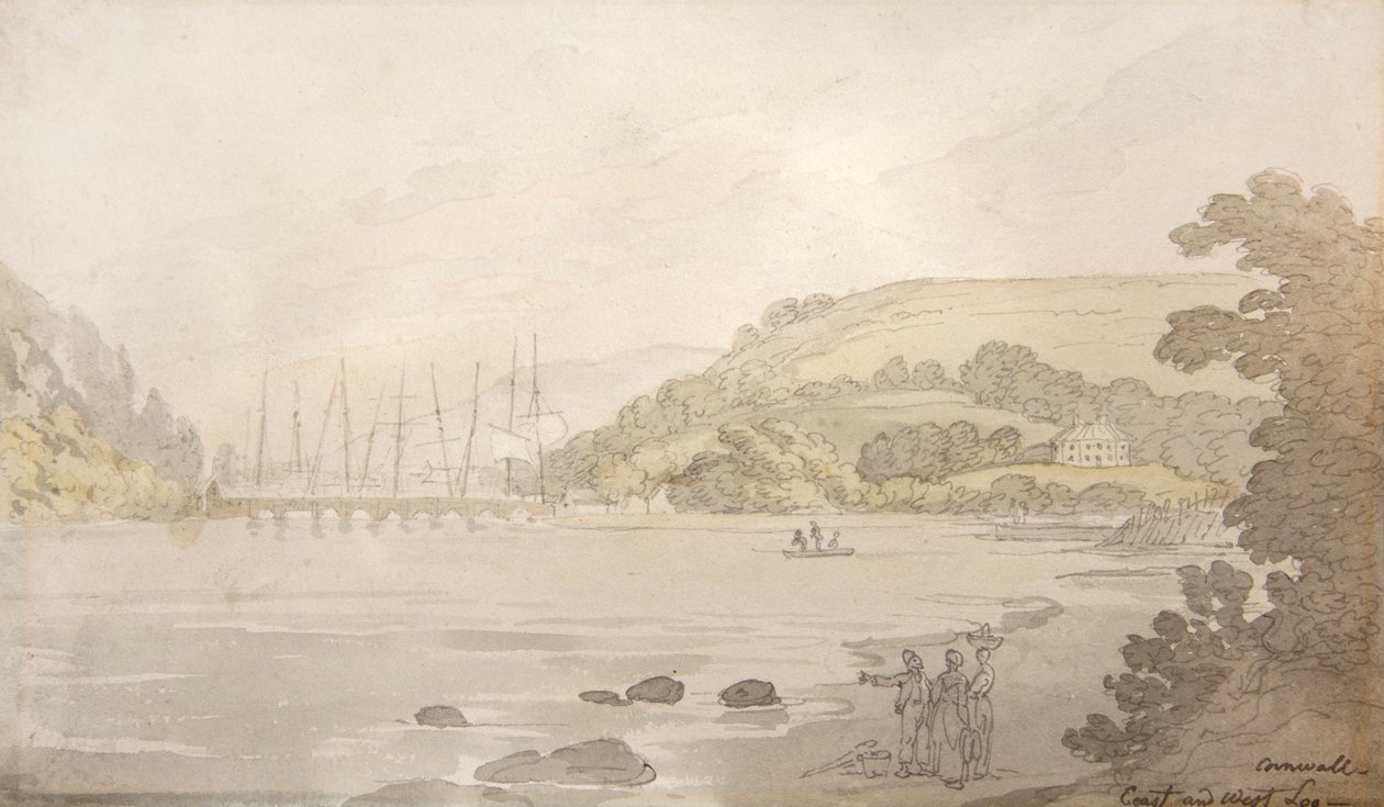 Cornovaglia, East e West Looe da Thomas Rowlandson