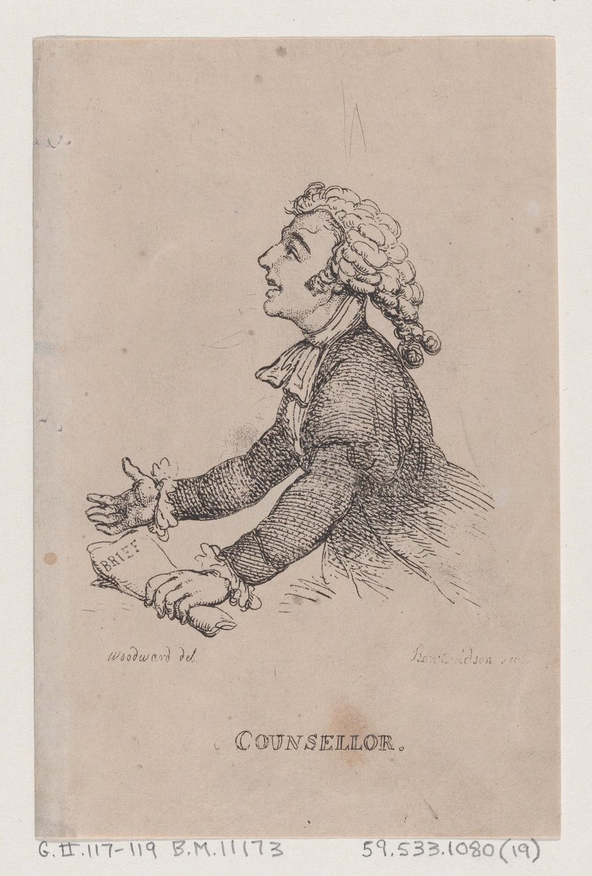Consigliere, 1808 da Thomas Rowlandson