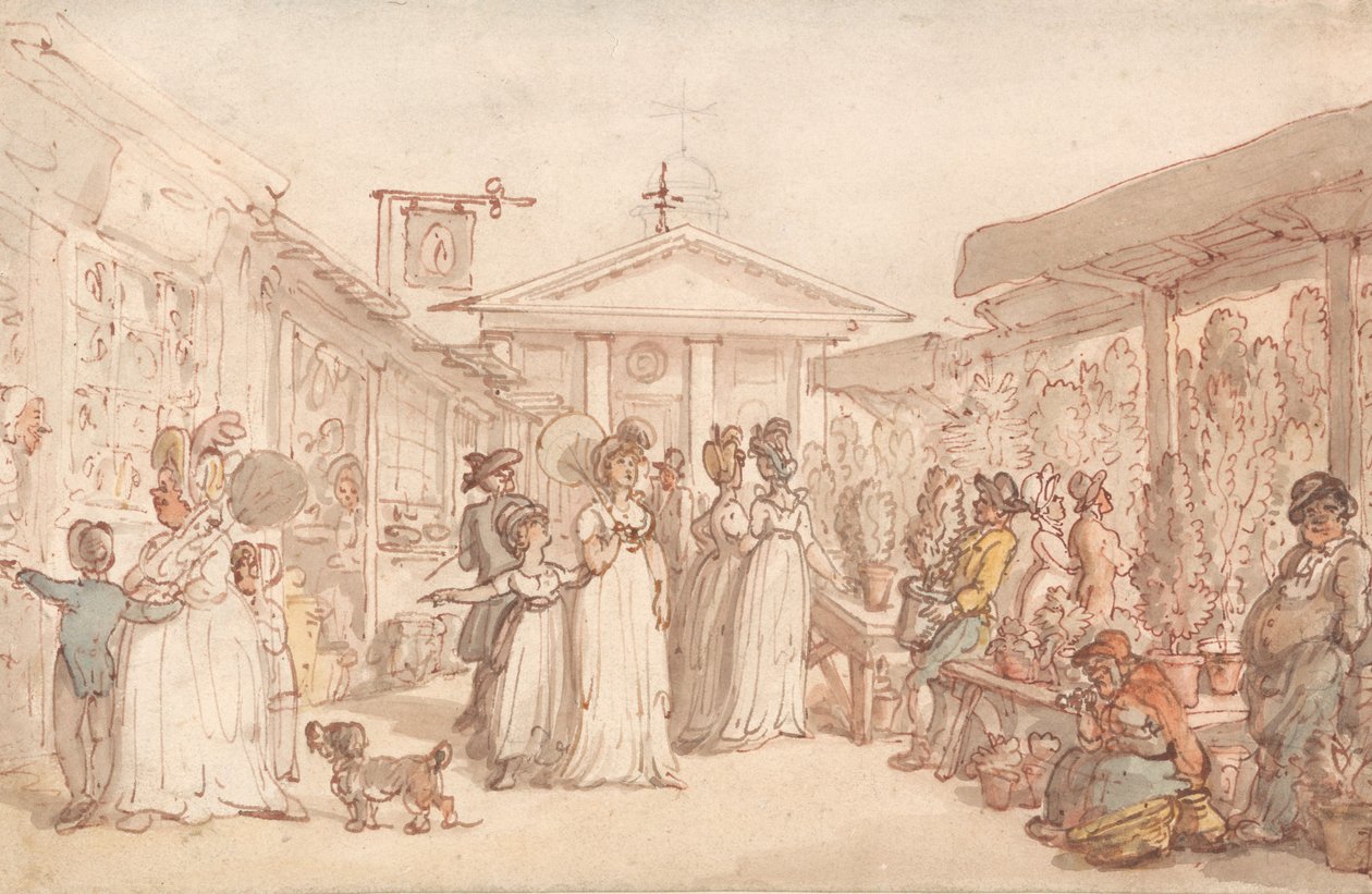 Mercato di Covent Garden da Thomas Rowlandson