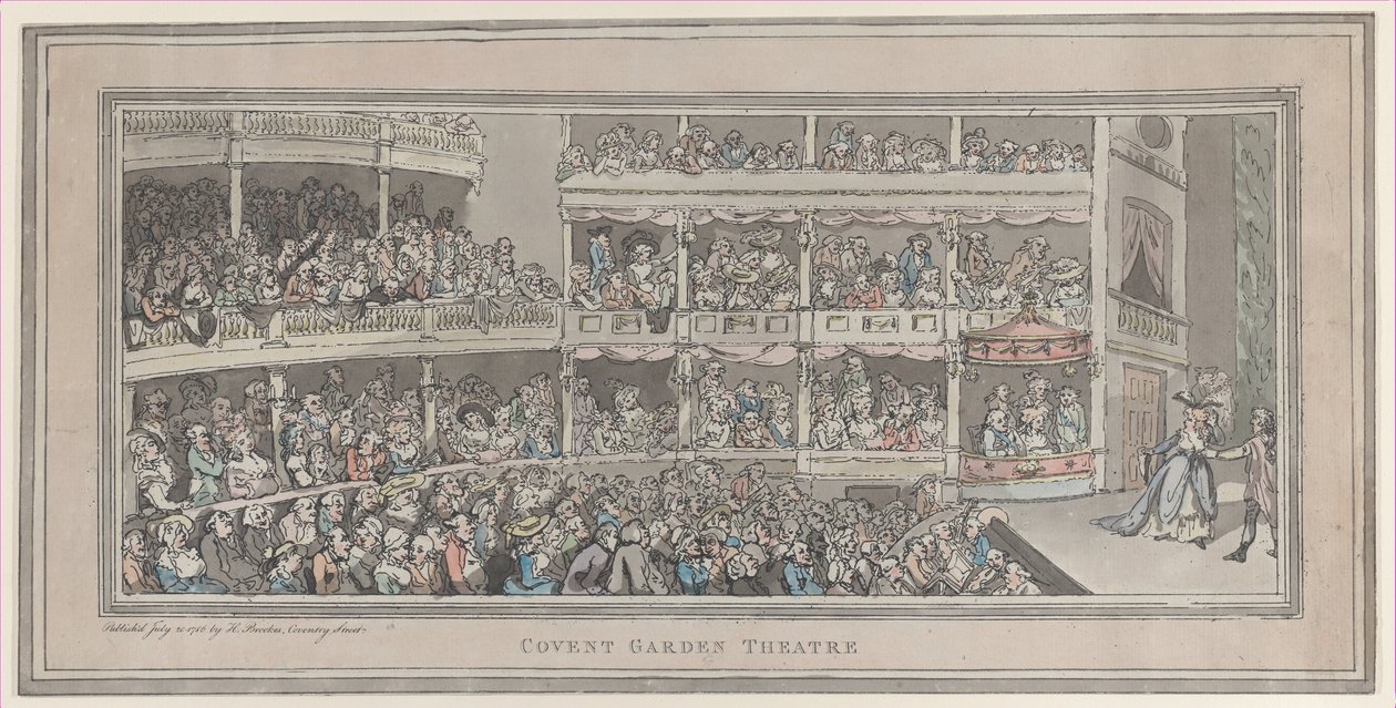 Teatro di Covent Garden da Thomas Rowlandson