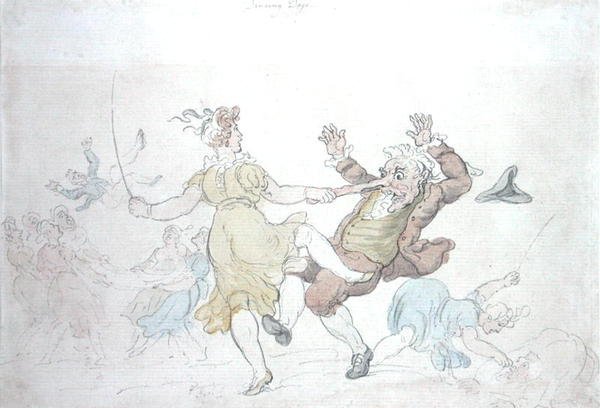 Cani danzanti da Thomas Rowlandson