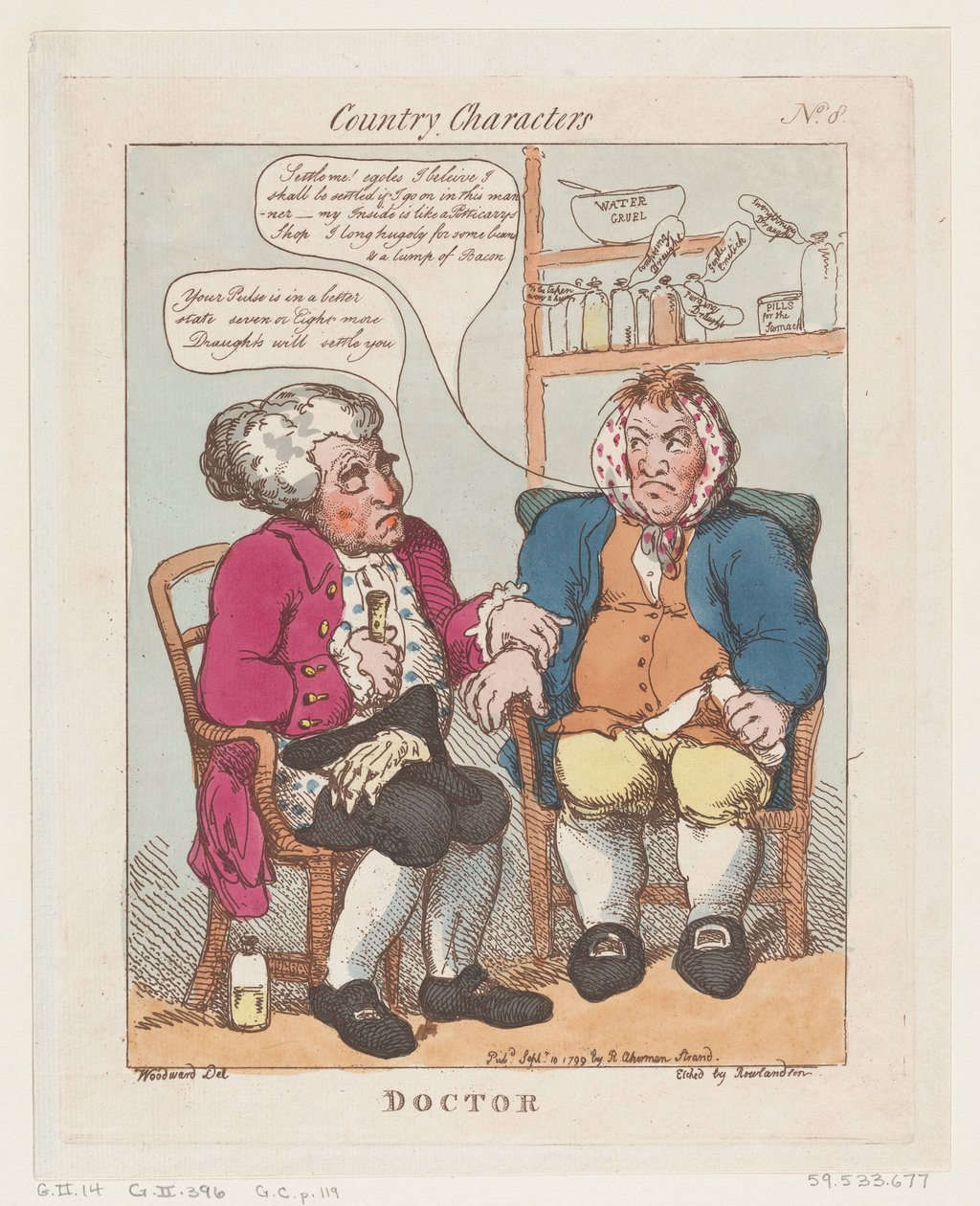 Dottore da Thomas Rowlandson
