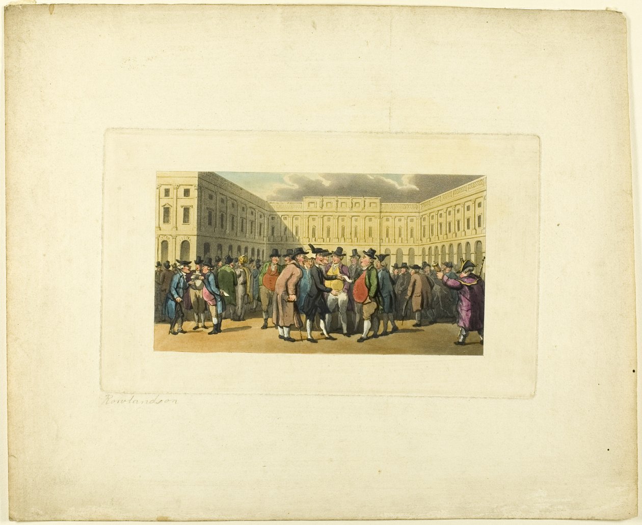 Doctor Syntax a Liverpool, da The Tour of Doctor Syntax da Thomas Rowlandson