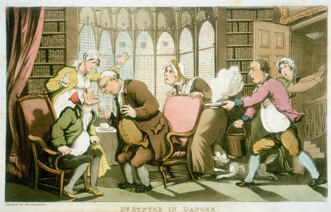 Il dottor Syntax in pericolo da Thomas Rowlandson