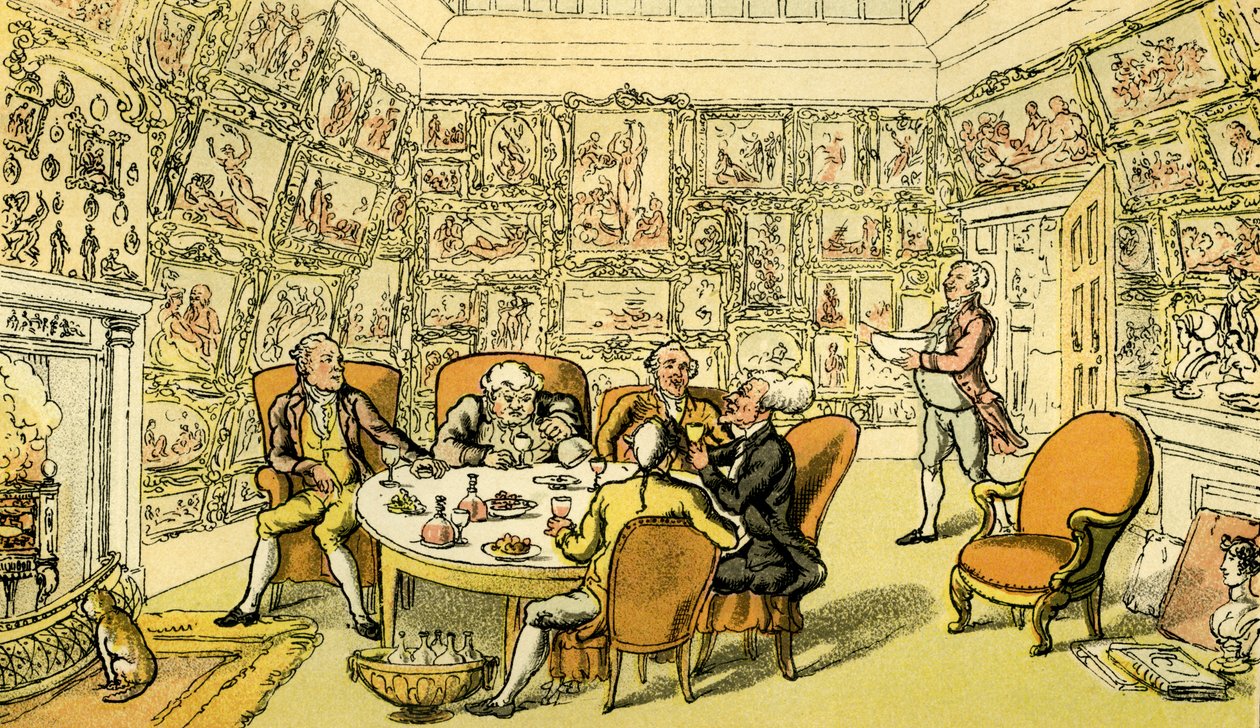 Dr Syntax con il mio Signore da Thomas Rowlandson