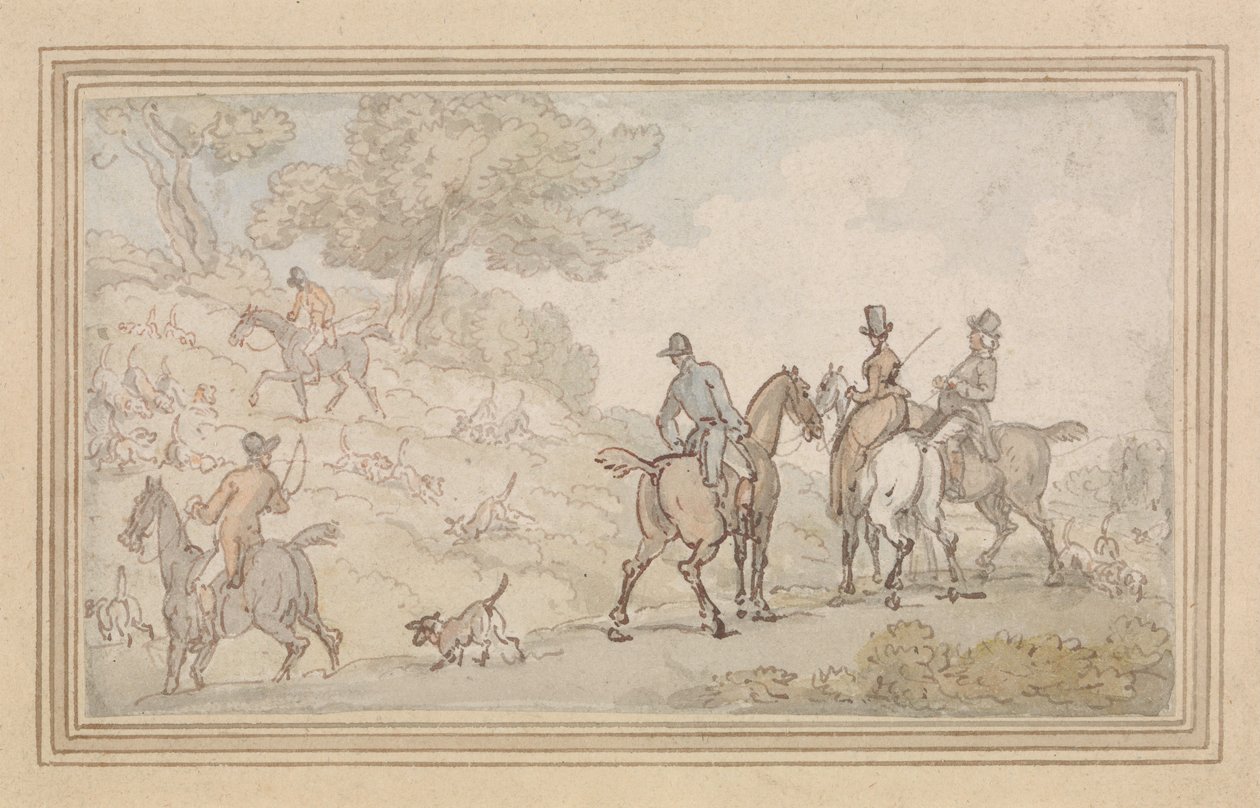 Copertina del disegno da Thomas Rowlandson
