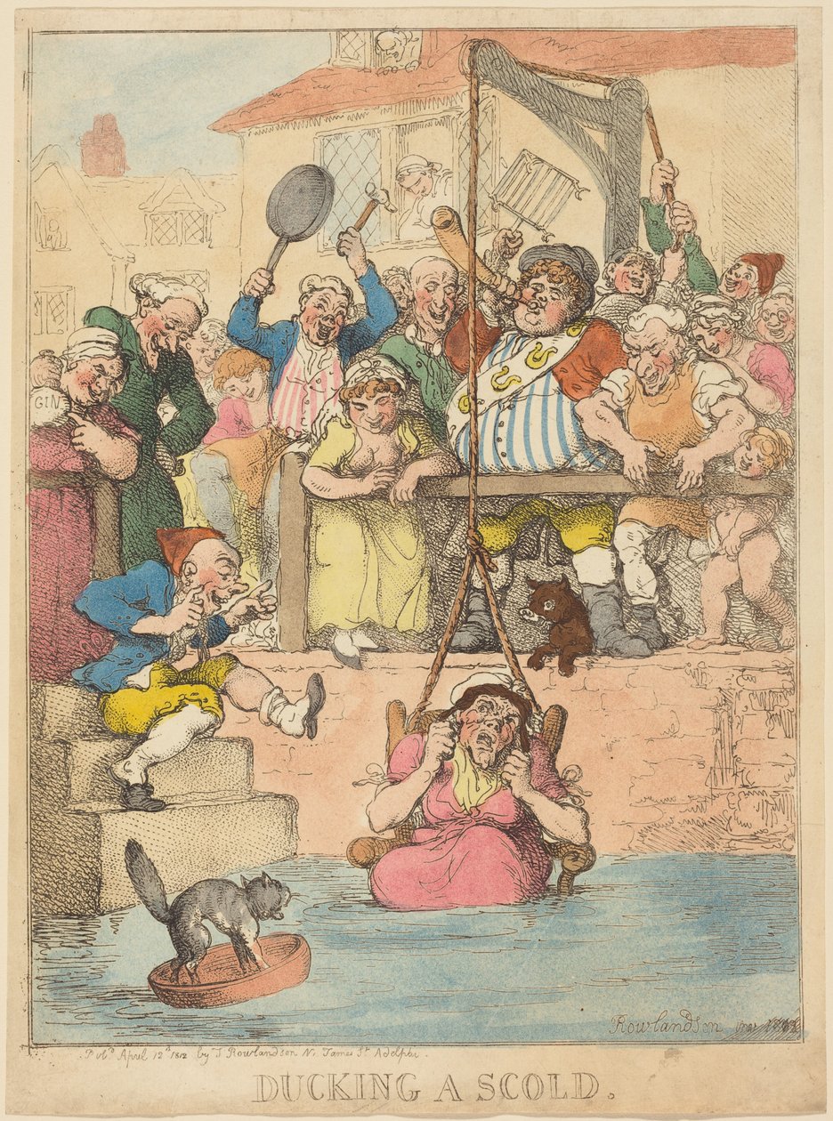 Sfuggire a una ramanzina da Thomas Rowlandson