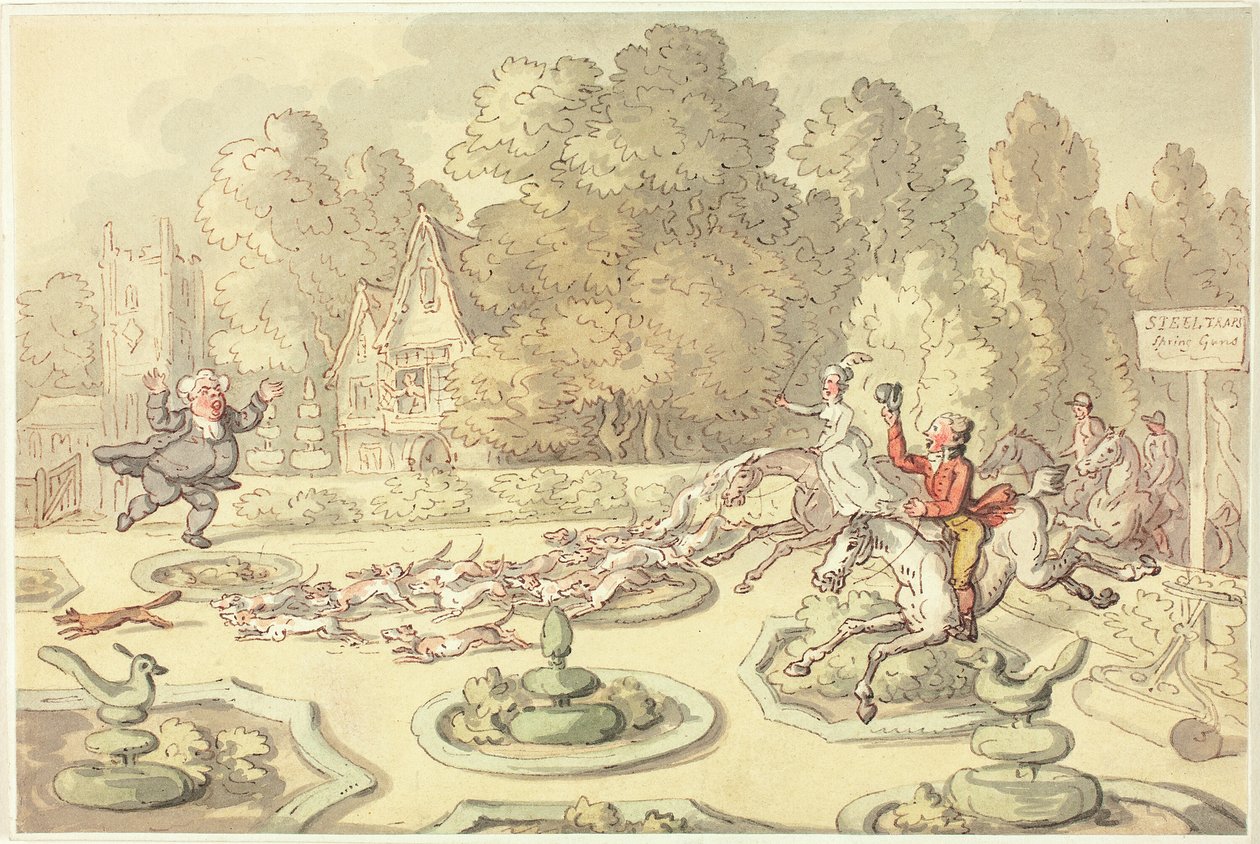 Vicario infuriato da Thomas Rowlandson