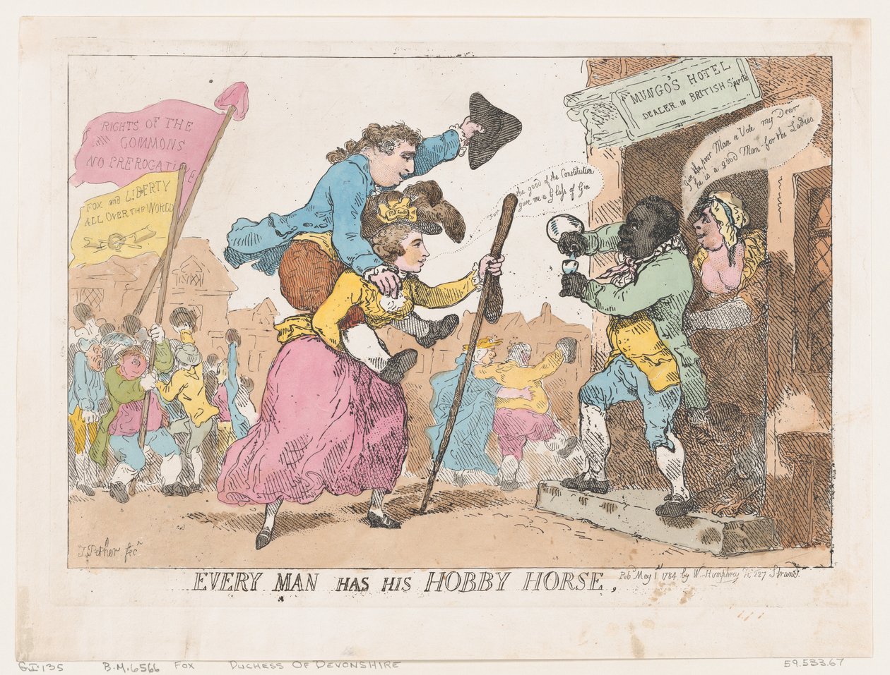 Ogni uomo ha il suo hobby horse da Thomas Rowlandson
