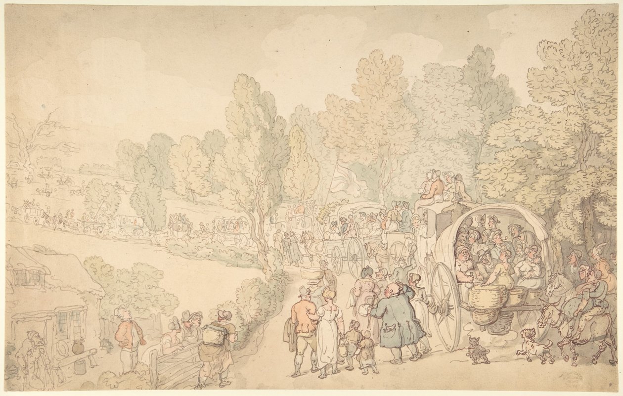 Fiera di Fairlop, Essex da Thomas Rowlandson