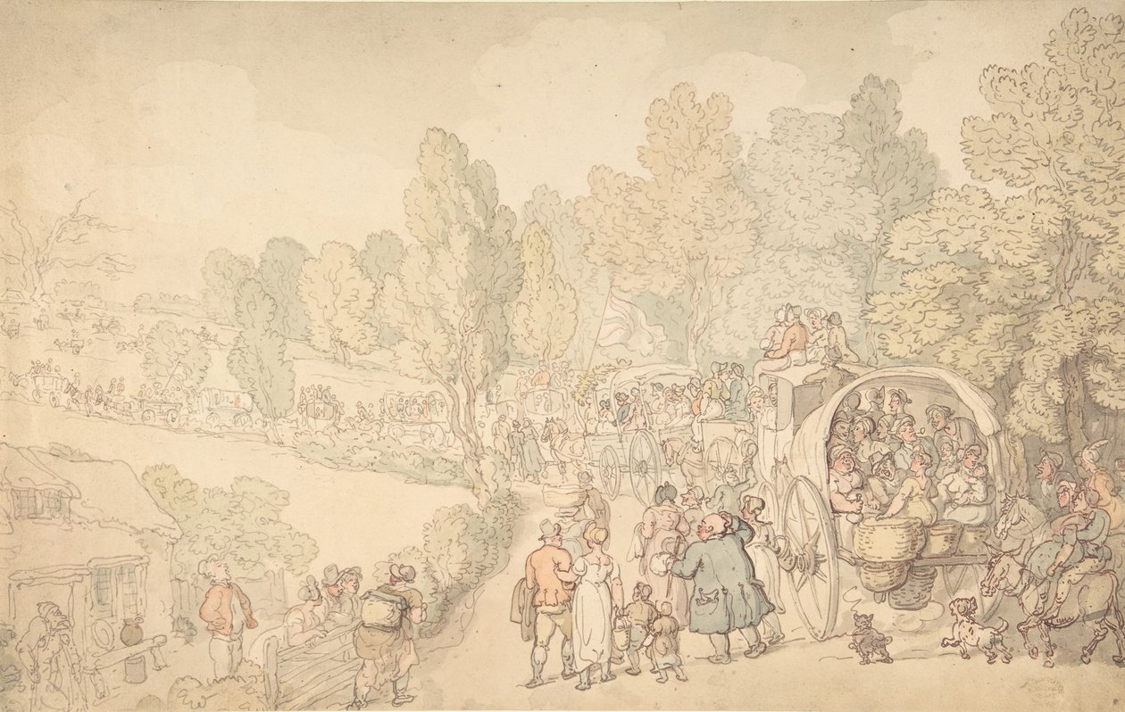 Fiera di Fairlop, Essex, ca. 1816 da Thomas Rowlandson