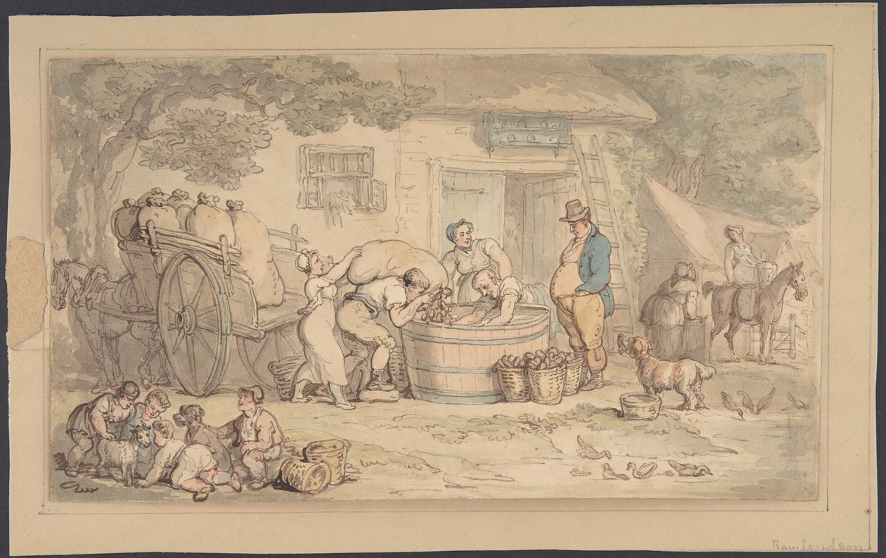 Scena di vita contadina da Thomas Rowlandson