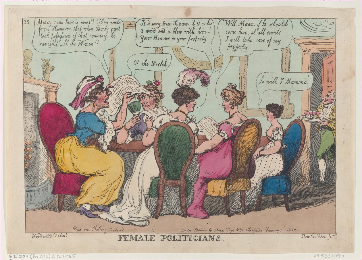 Politiche da Thomas Rowlandson