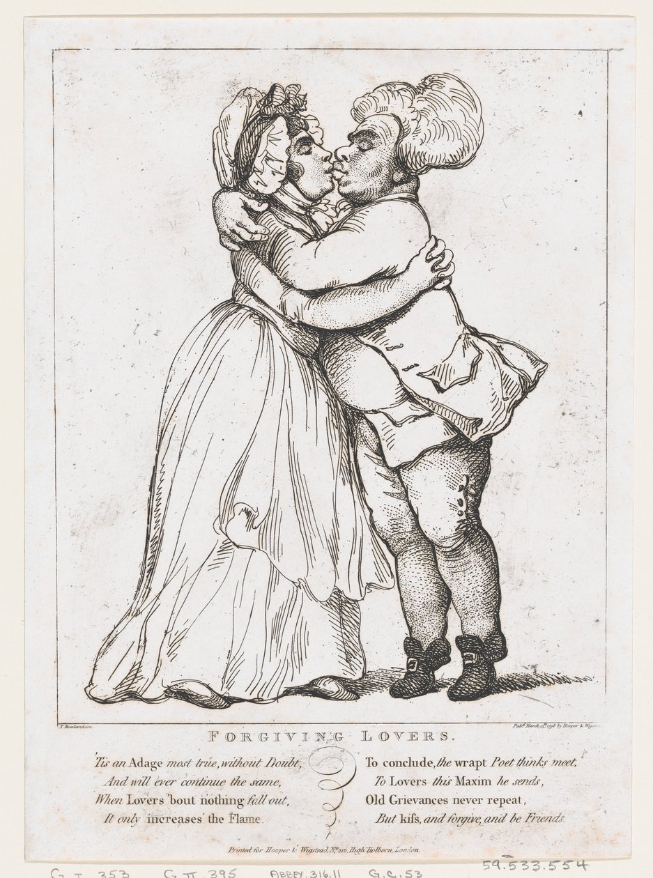 Amanti perdonati da Thomas Rowlandson