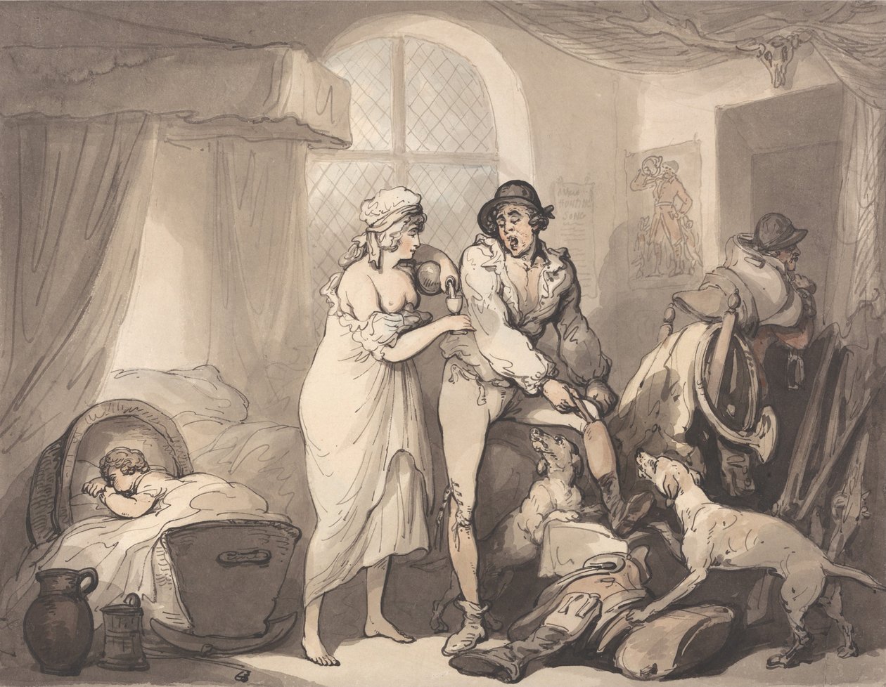 Le quattro del pomeriggio in campagna da Thomas Rowlandson