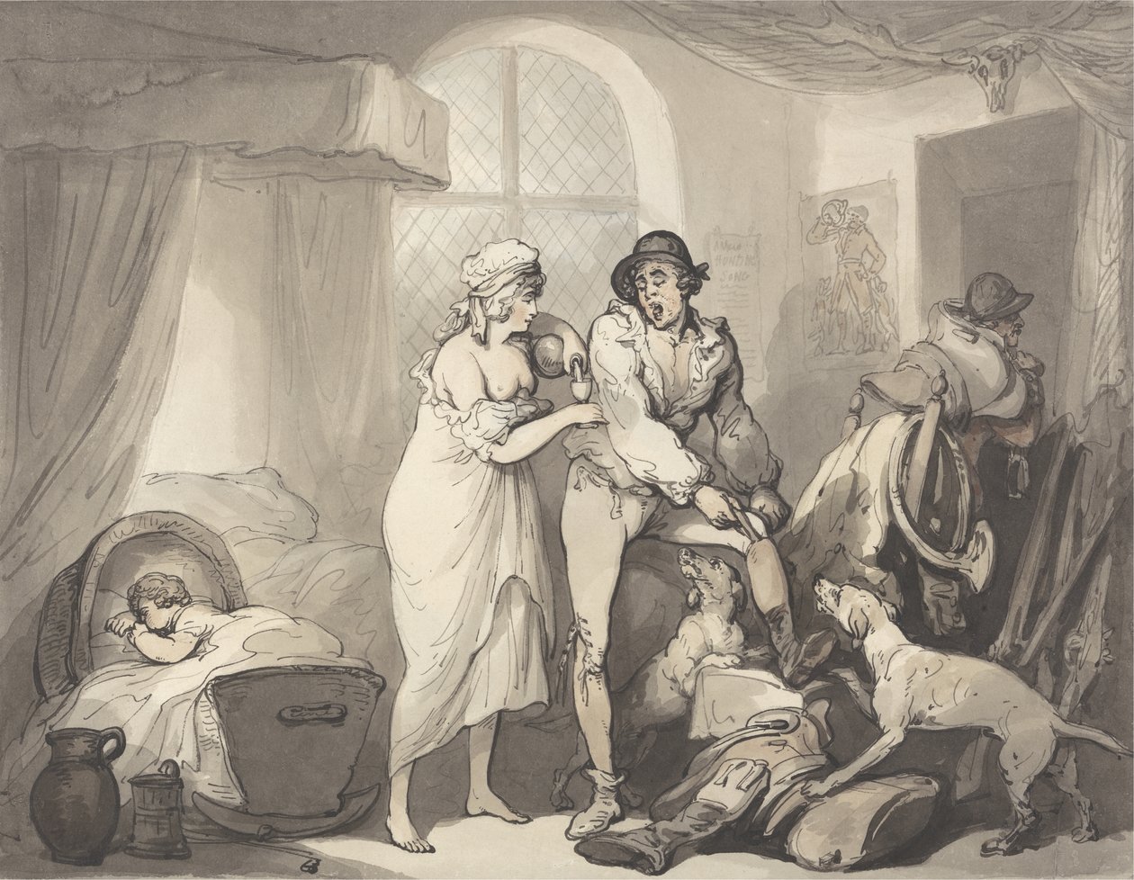 Le quattro del pomeriggio in campagna da Thomas Rowlandson