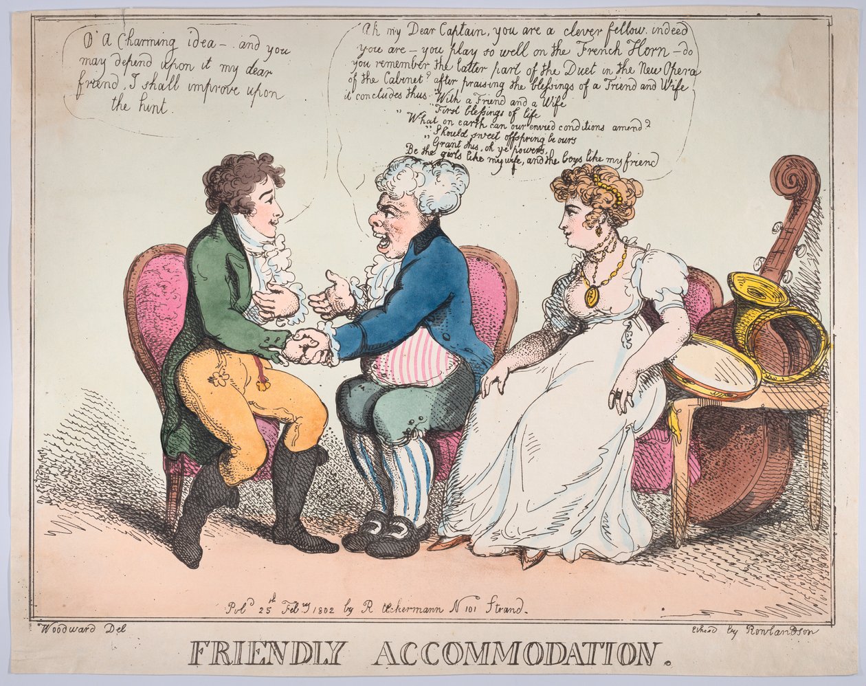 Accordo Amichevole da Thomas Rowlandson