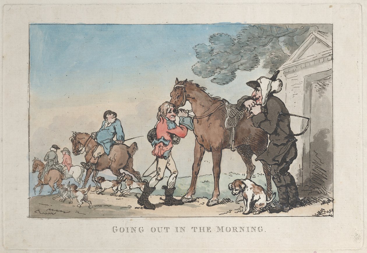 Uscire al mattino da Thomas Rowlandson