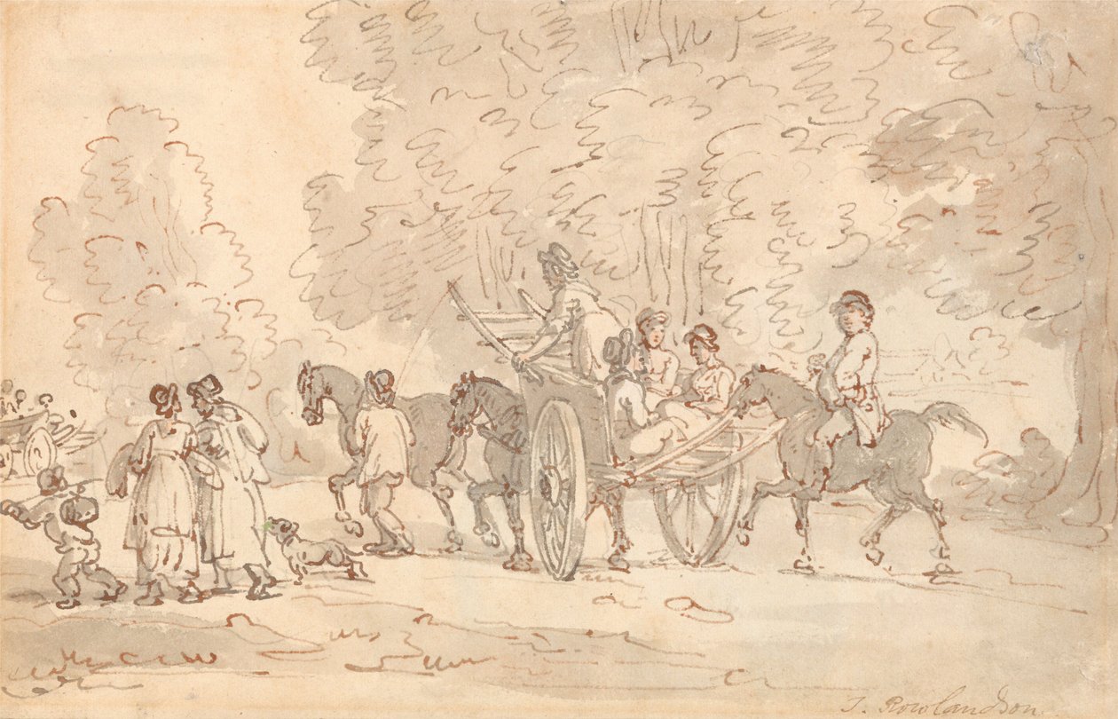 Andare al mercato da Thomas Rowlandson
