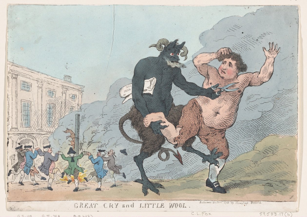 Grande grido e poca lana da Thomas Rowlandson