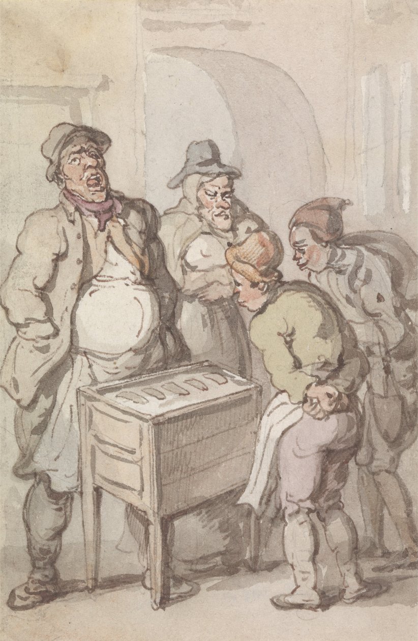Pan di Zenzero Piccante Caldo da Thomas Rowlandson