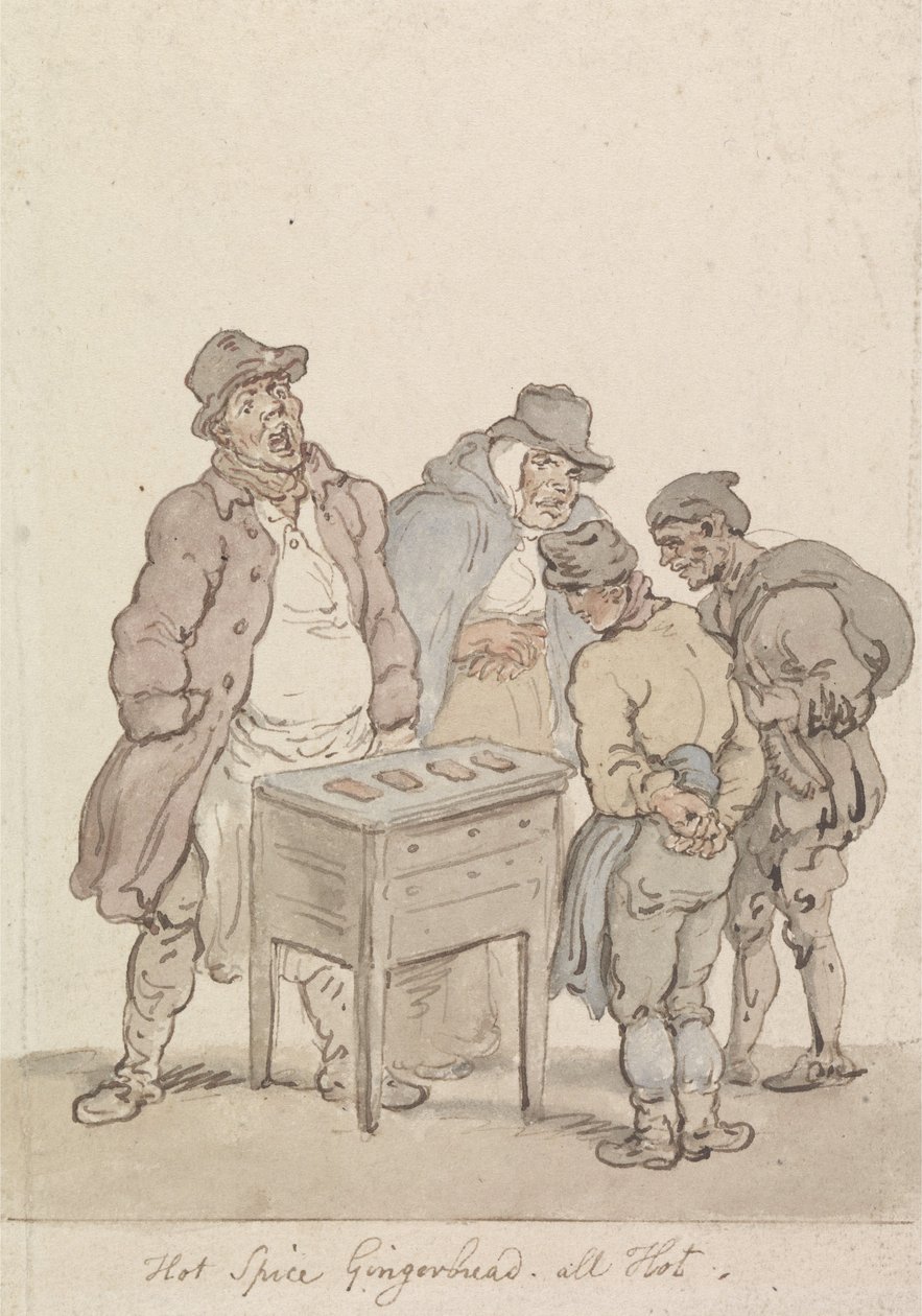 Pan di zenzero piccante, tutto piccante da Thomas Rowlandson