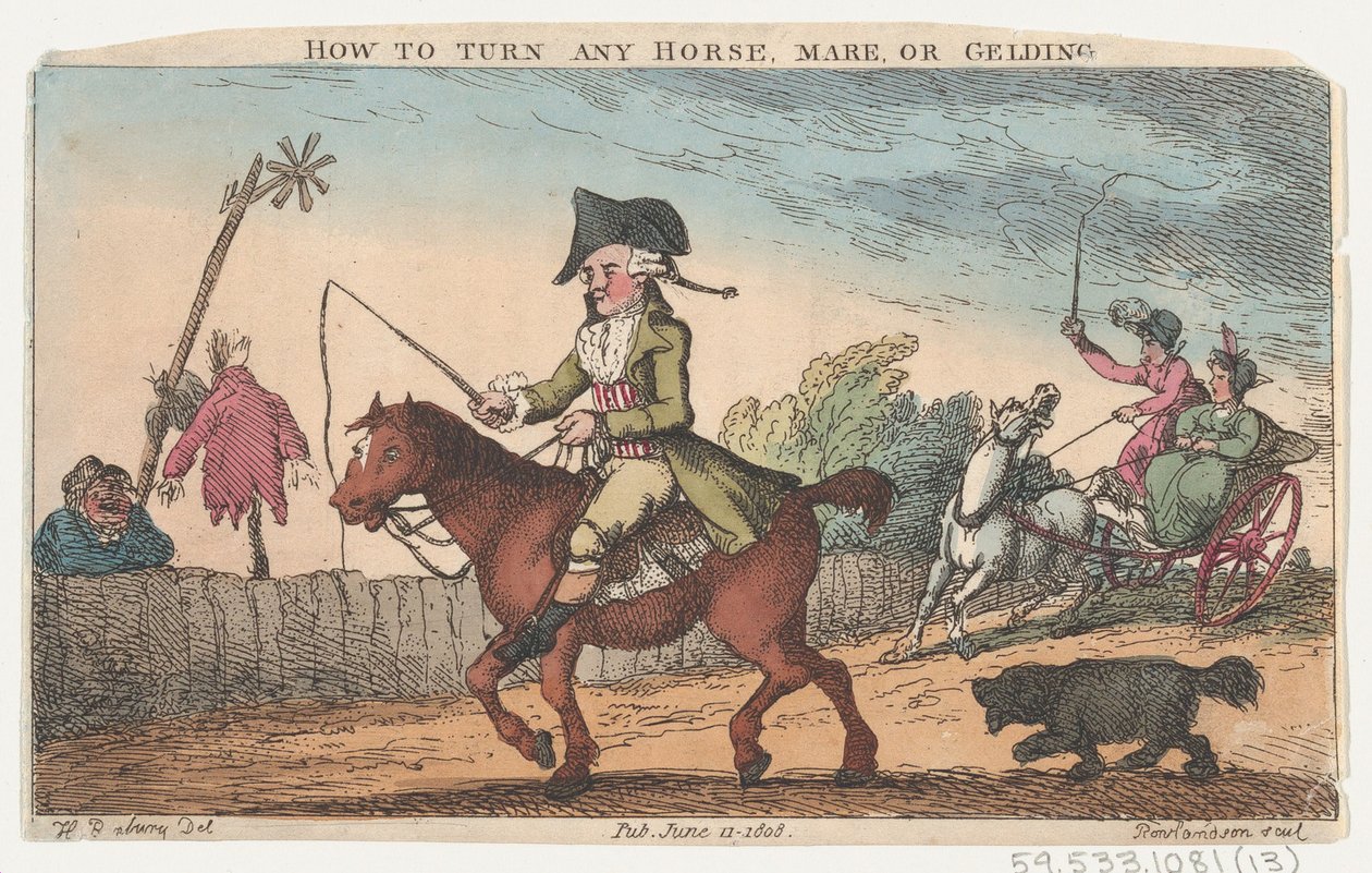 Come girare qualsiasi cavallo, giumenta o castrone da Thomas Rowlandson